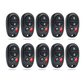 315MHZ Keyless Entry Remote Control Replacement for 2008-2016 Toyota Sequoia 2007-2015 Toyota Highland GQ43VT20T  KR-T4RC-10